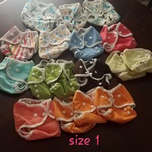 Size 1 thirsties covers lot